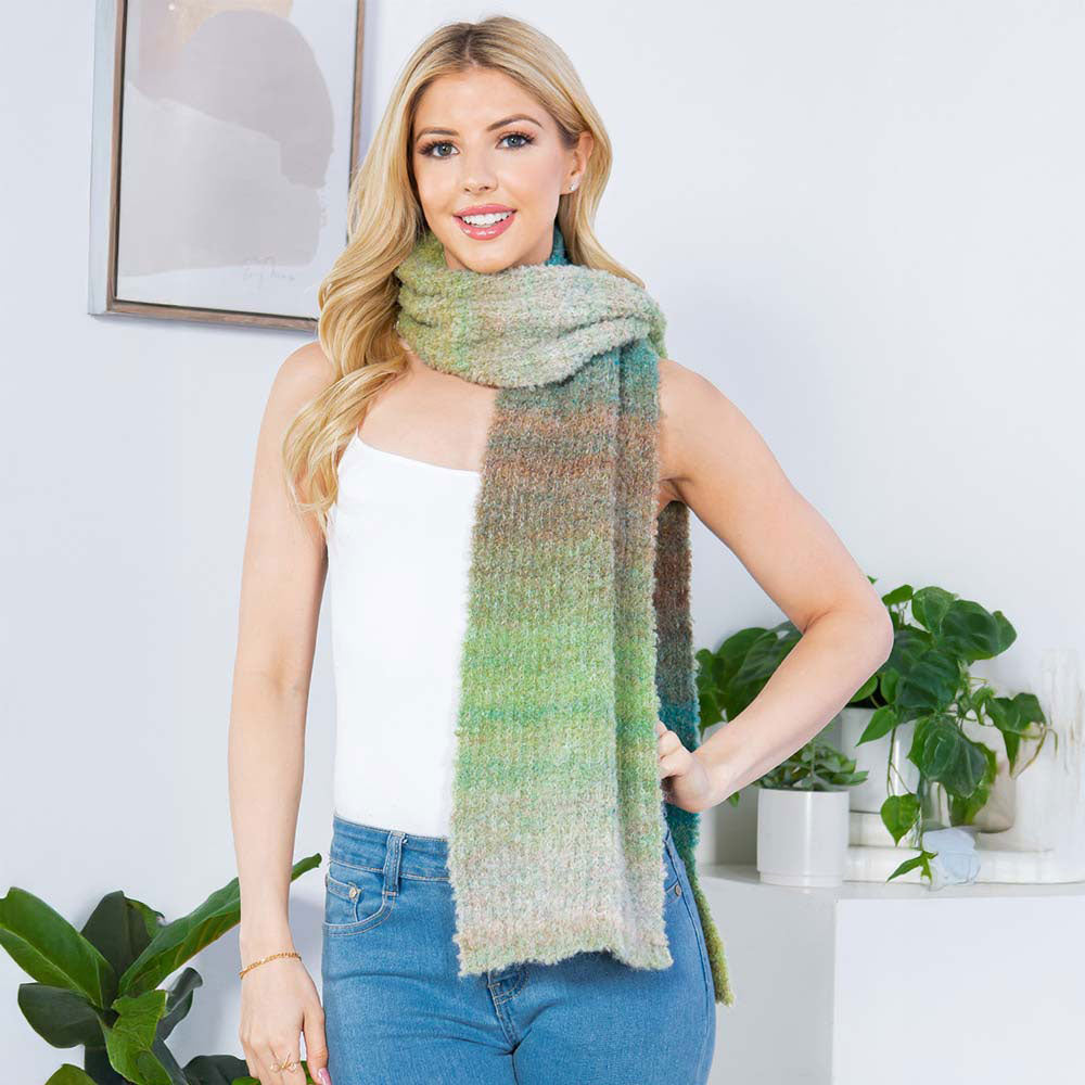 iLLASPARKZ Soft Ombre Gradient Knit Scarf