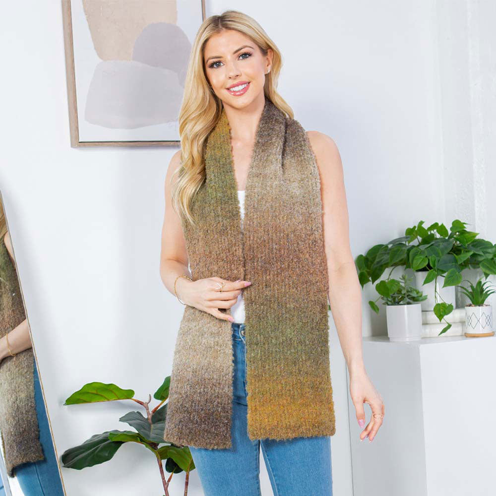 iLLASPARKZ Soft Ombre Gradient Knit Scarf