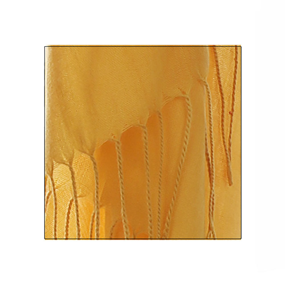 iLLASPARKZ Solid Fringe Oblong Scarf