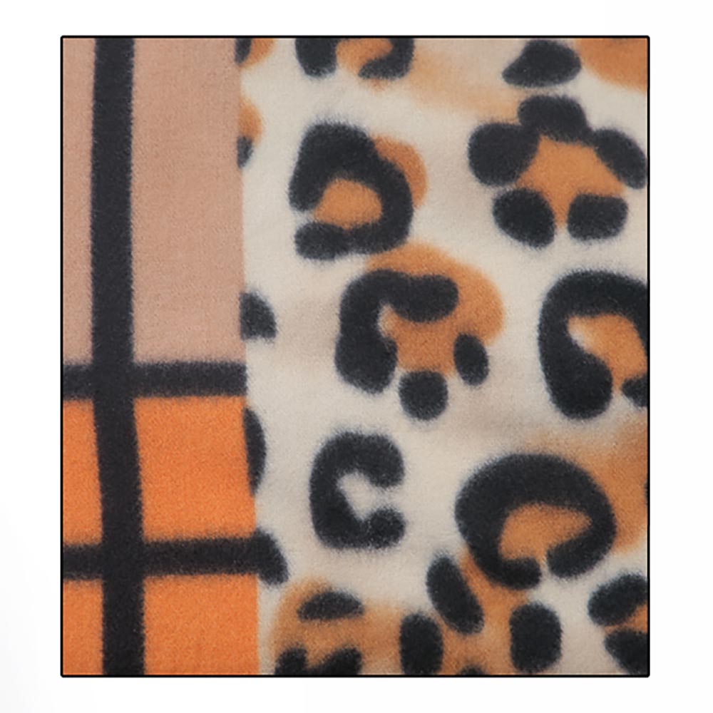iLLASPARKZ Leopard Plaid Check Patterned Oblong Scarf