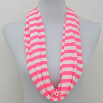 iLLASPARKZ Striped Spring Polyester Infinity Scarf