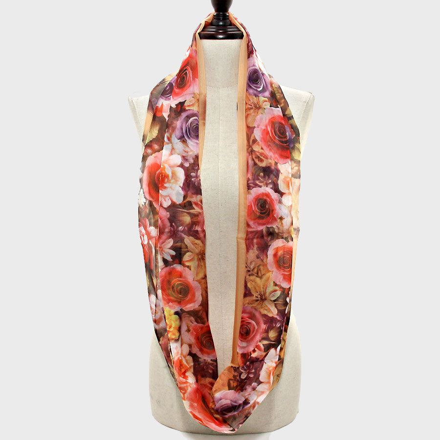 iLLASPARKZ Flower Infinity Spring Scarf