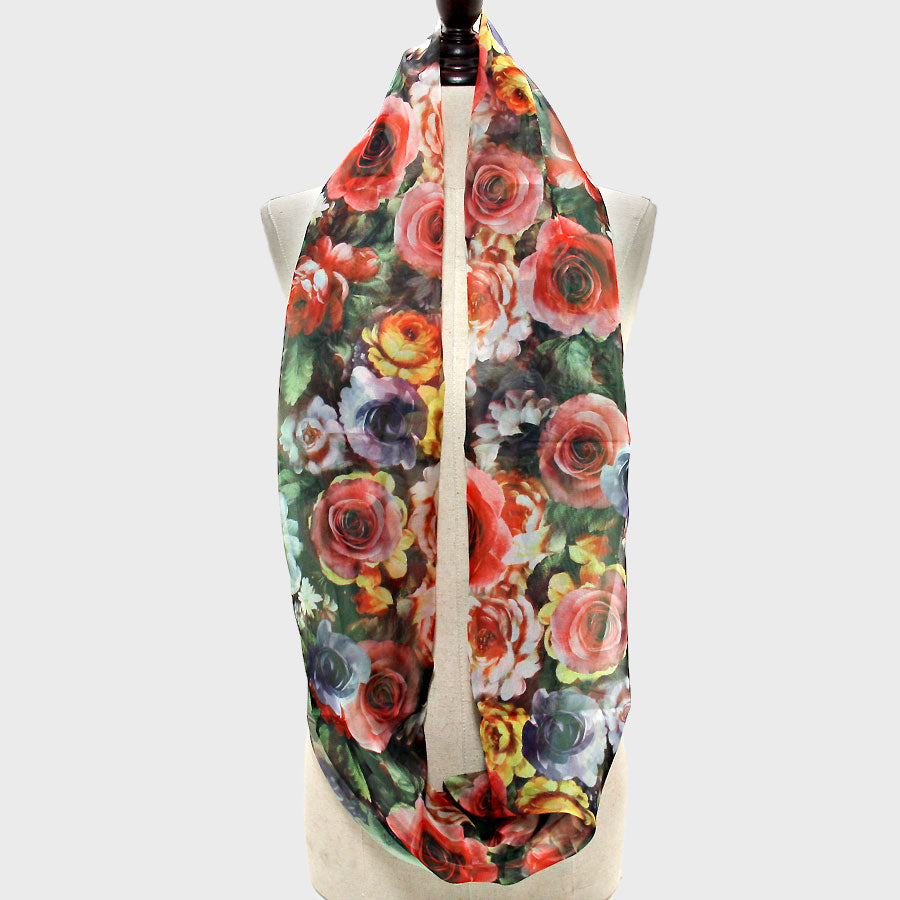 iLLASPARKZ Flower Infinity Spring Scarf