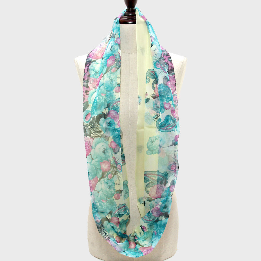 iLLASPARKZ Flower Infinity Spring Scarf