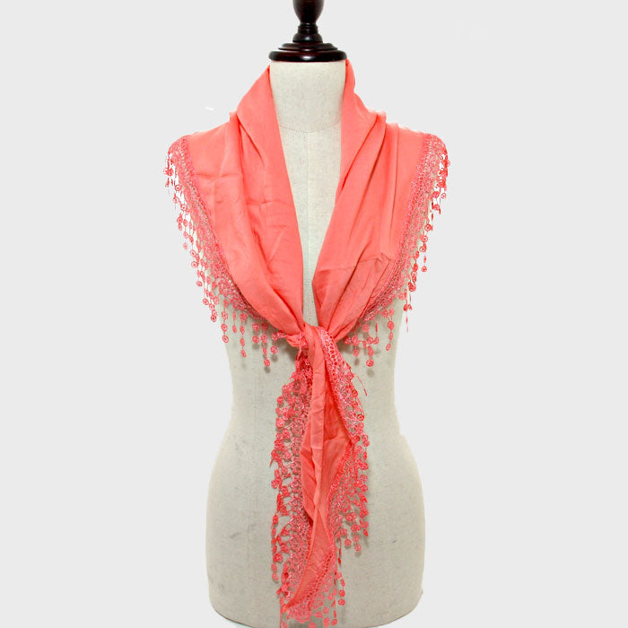iLLASPARKZ Fringe Cotton Spring Scarf