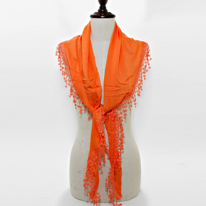 iLLASPARKZ Fringe Cotton Spring Scarf