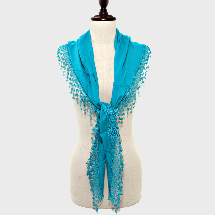 iLLASPARKZ Fringe Cotton Spring Scarf