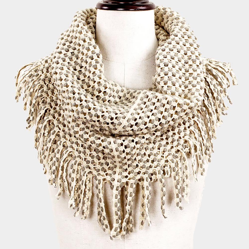 iLLASPARKZ Mini Tube Fringe Scarf