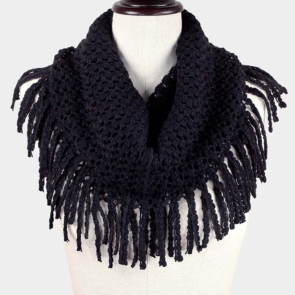 iLLASPARKZ Mini Tube Fringe Scarf