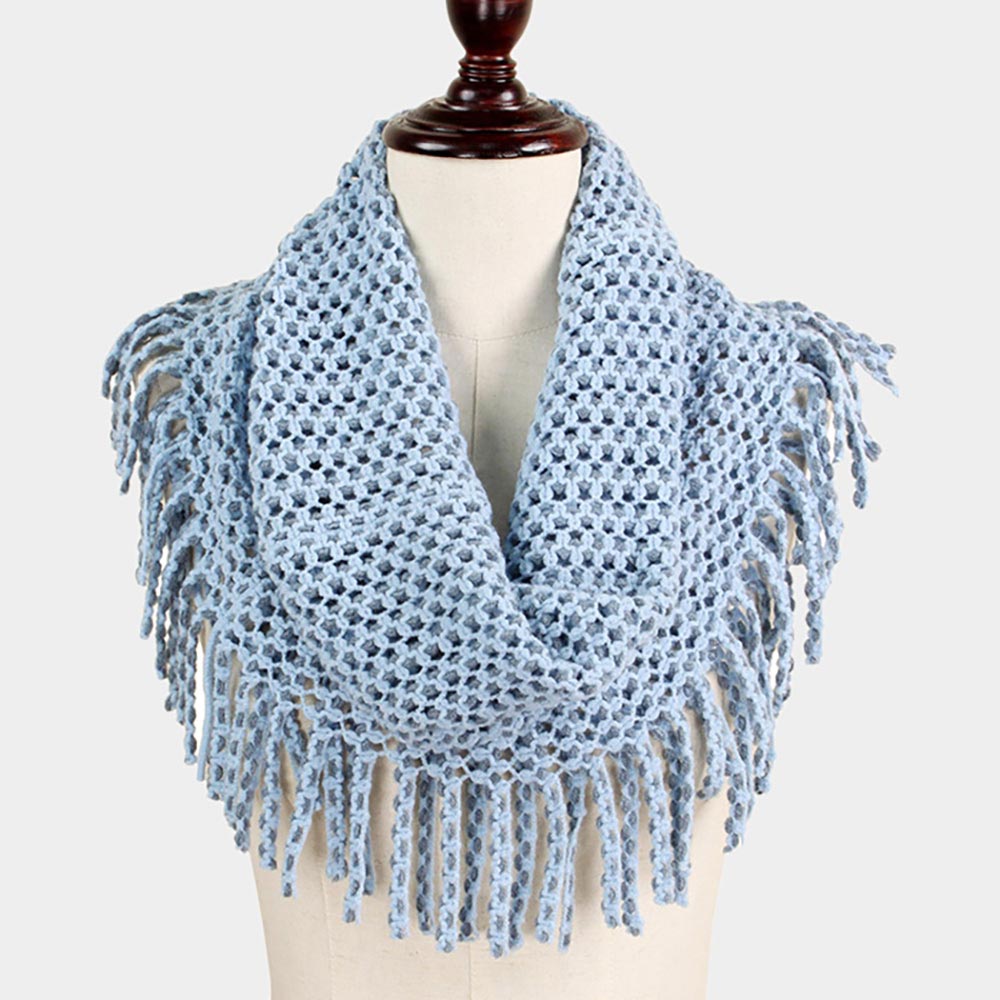 iLLASPARKZ Mini Tube Fringe Scarf