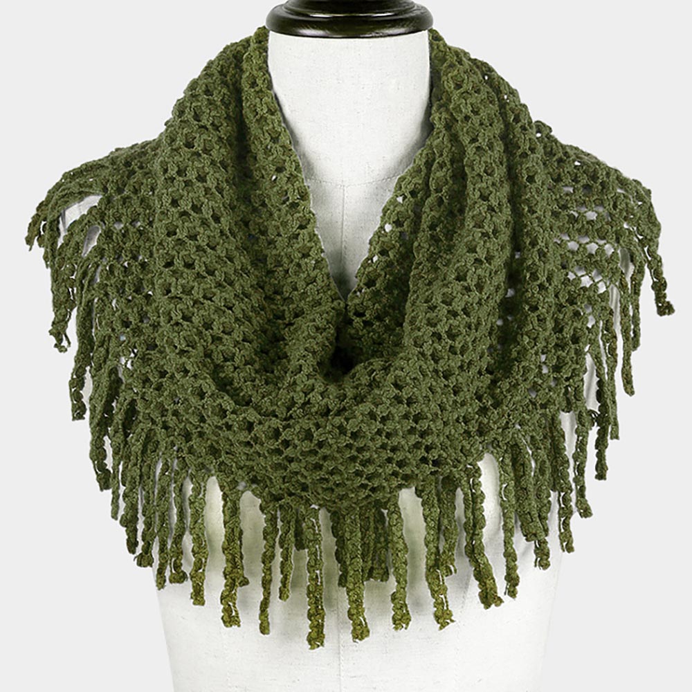 iLLASPARKZ Mini Tube Fringe Scarf