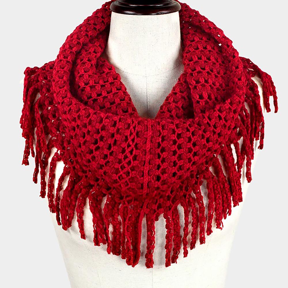 iLLASPARKZ Mini Tube Fringe Scarf