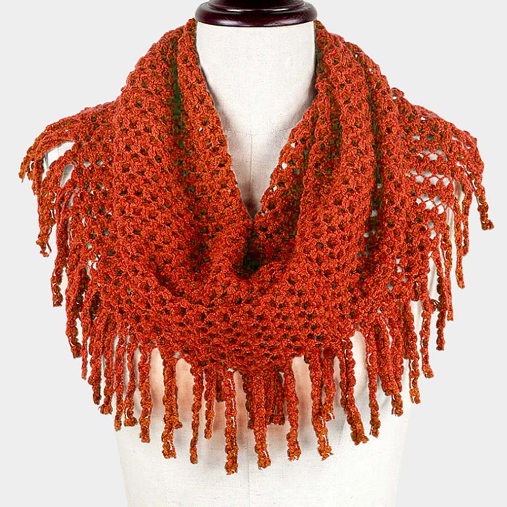 iLLASPARKZ Mini Tube Fringe Scarf