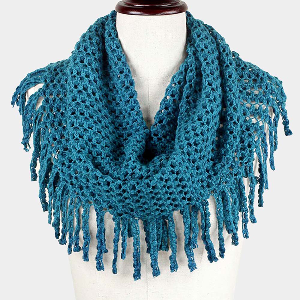 iLLASPARKZ Mini Tube Fringe Scarf