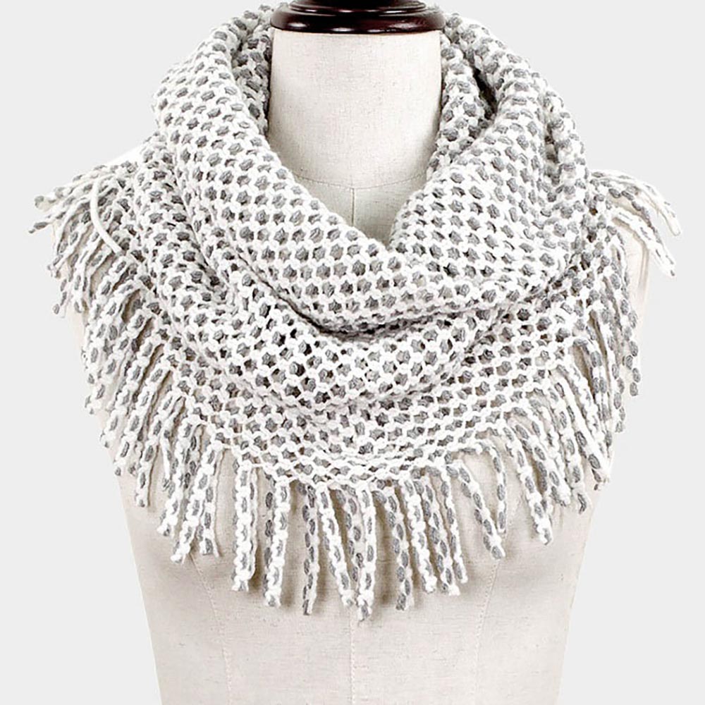 iLLASPARKZ Mini Tube Fringe Scarf