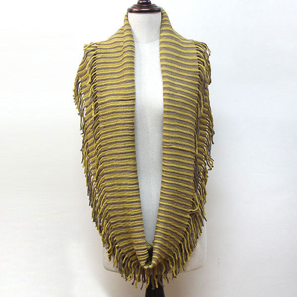 iLLASPARKZ Acrylic Infinity Fringe Scarf