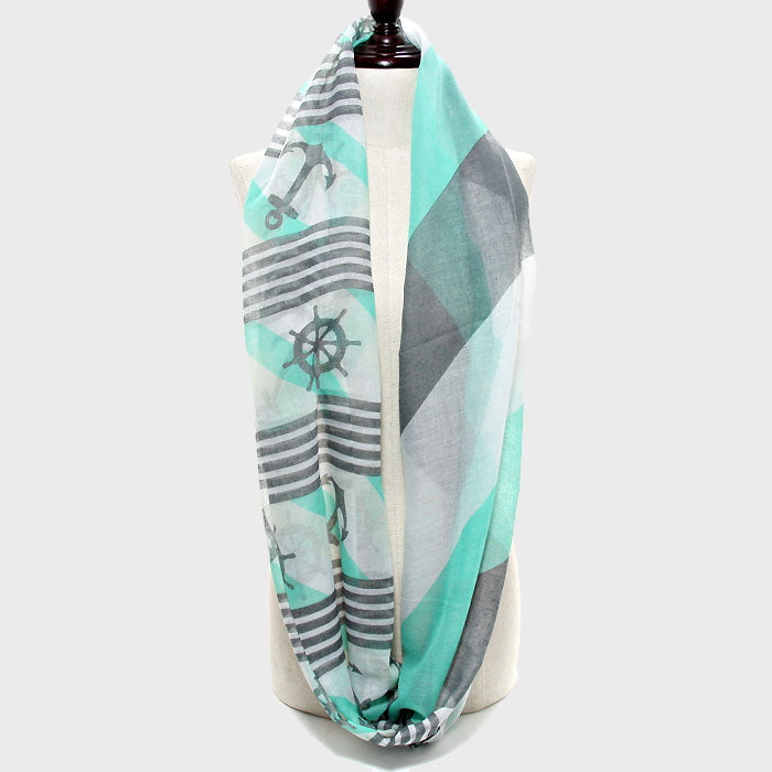 iLLASPARKZ Anchor Infinity Spring Scarf
