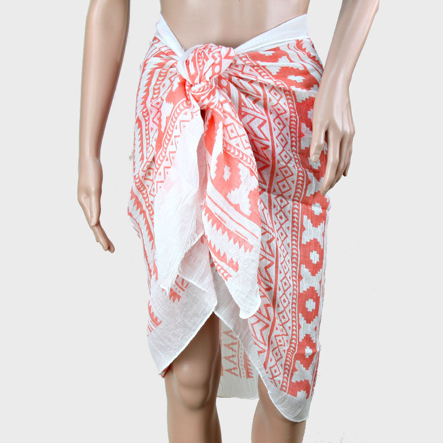 iLLASPARKZ Funky Tribal Polyester Pareo/ Scarf
