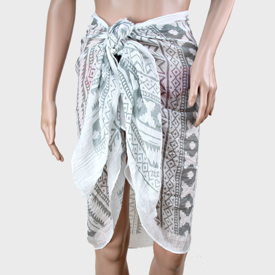 iLLASPARKZ Funky Tribal Polyester Pareo/ Scarf