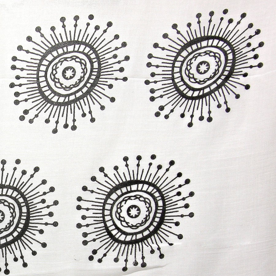 iLLASPARKZ Dandelion Pattern Printed Frayed Trim Scarf