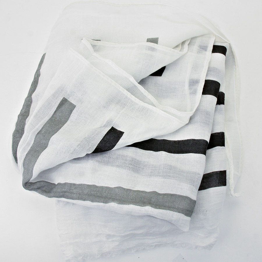 iLLASPARKZ Striped Cotton Spring Scarf