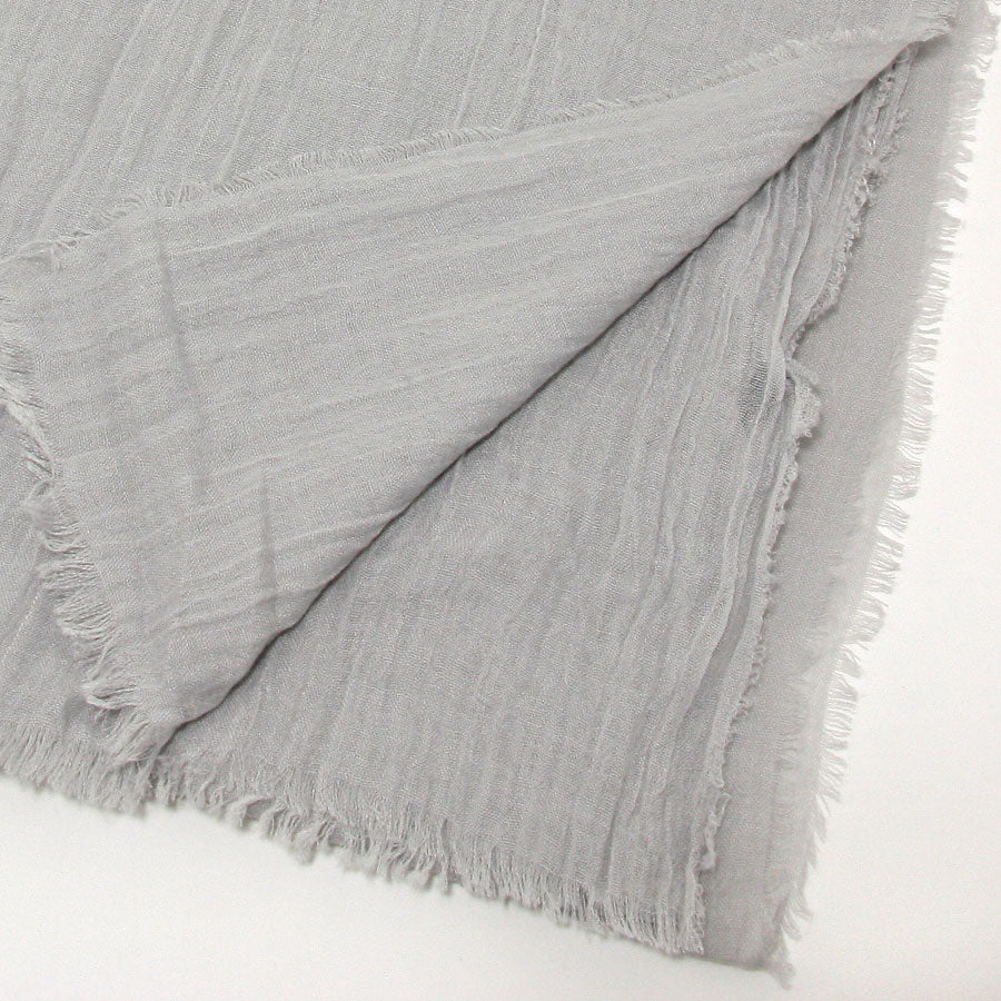 iLLASPARKZ Frayed Trim Pleated Spring Scarf