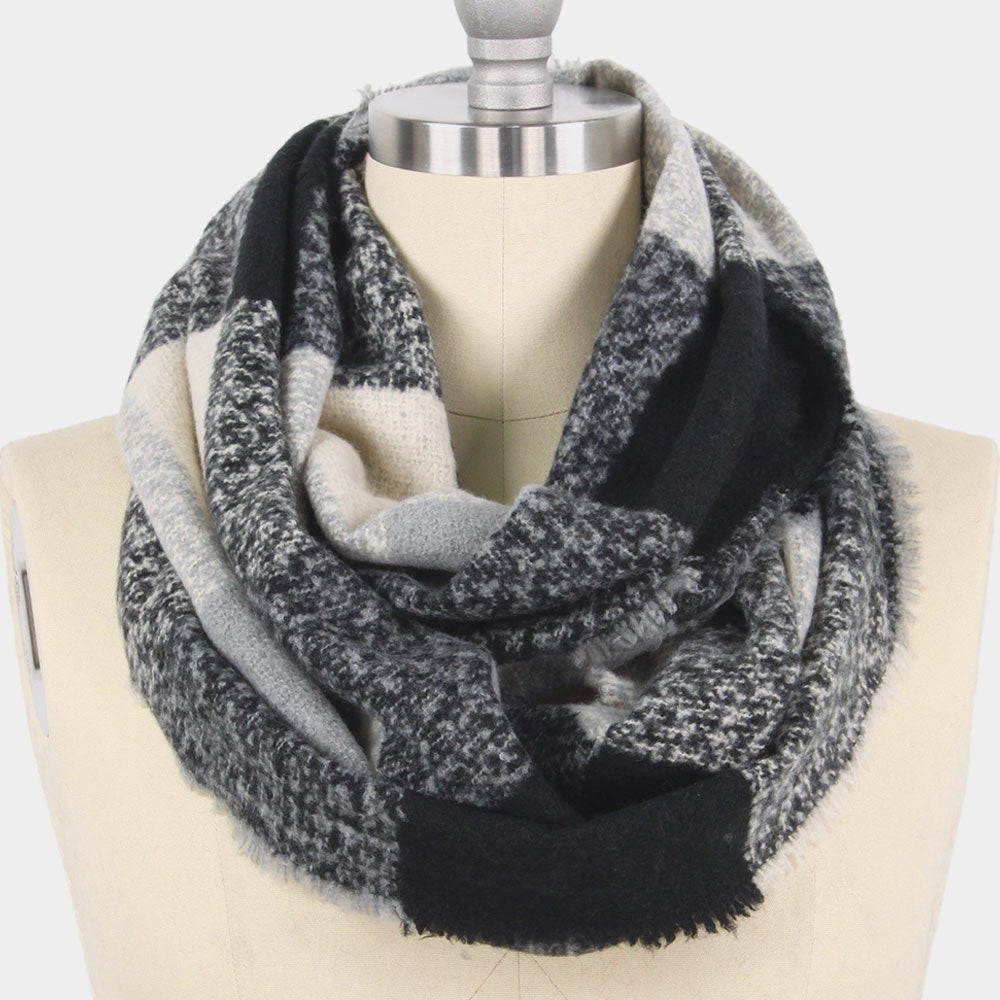 iLLASPARKZ Check Infinity Scarf