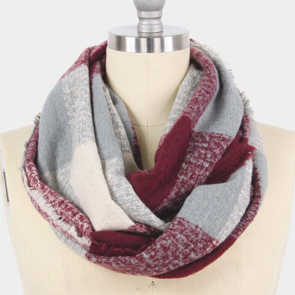 iLLASPARKZ Check Infinity Scarf