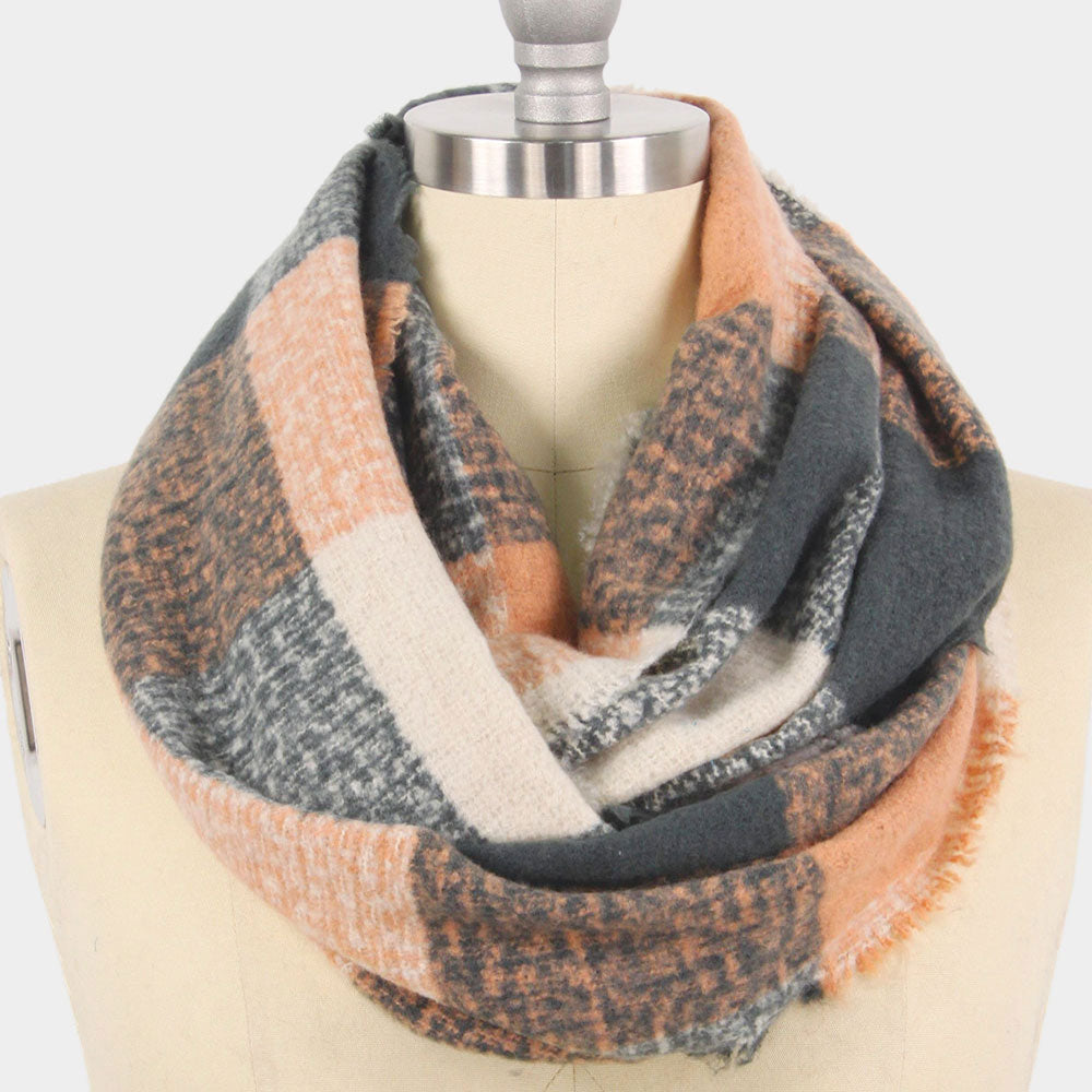 iLLASPARKZ Check Infinity Scarf