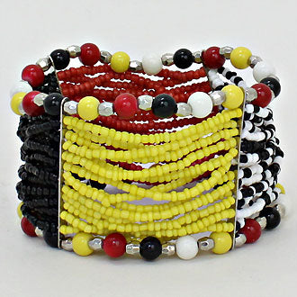 iLLASPARKZ Bohemian Seed Beaded Stretch Bracelet