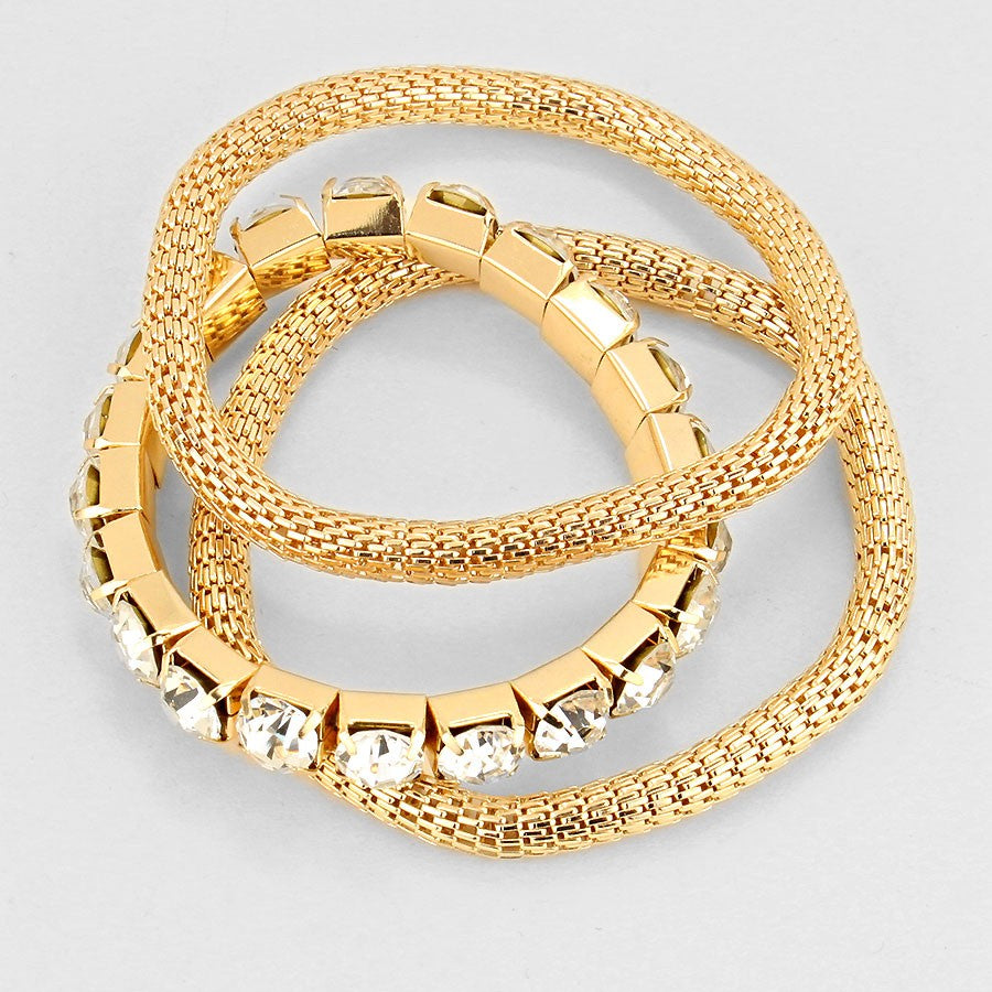 iLLASPARKZ Deco Crystal Stretch Bracelet