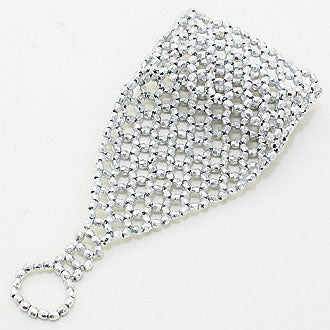 iLLASPARKZ Metal Mesh Hand Chain Bracelet