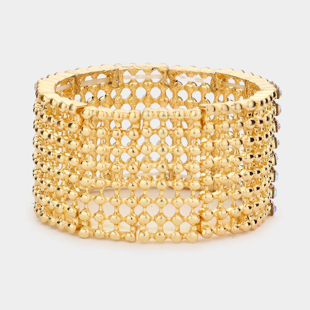 iLLASPARKZ Rhinestone Bling Stretch Bracelet