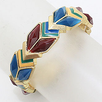 iLLASPARKZ Chevron Gem Stretch Bracelet
