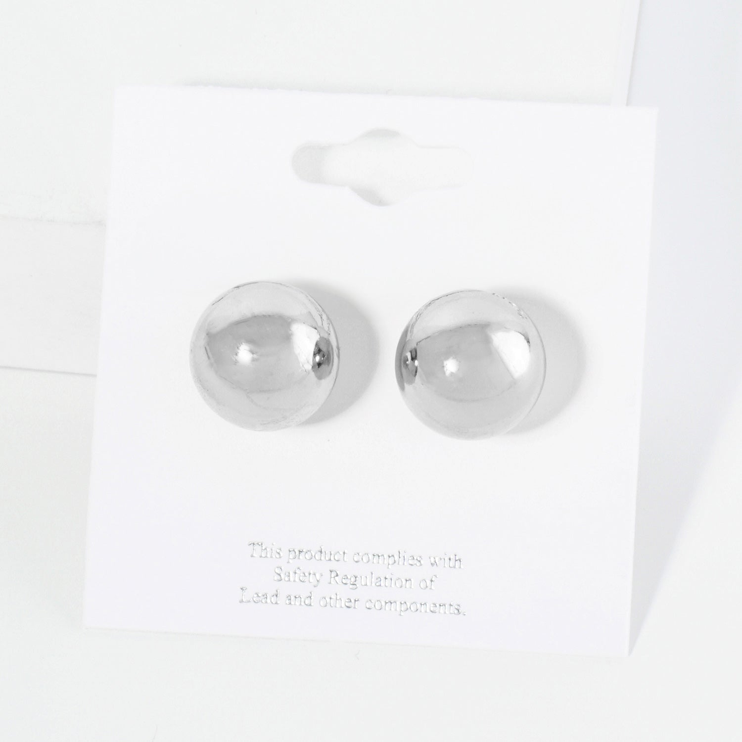 iLLASPARKZ Metal Ball Stud Earrings