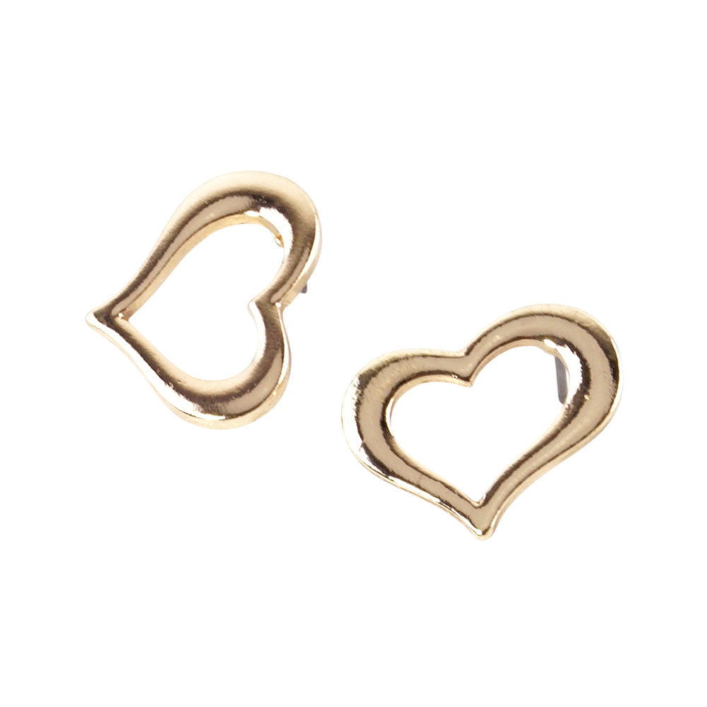 iLLASPARKZ Open Heart Stud Earrings