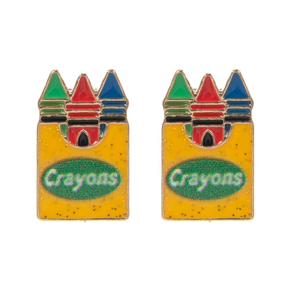 iLLASPARKZ Enamel Crayon Stud Earrings