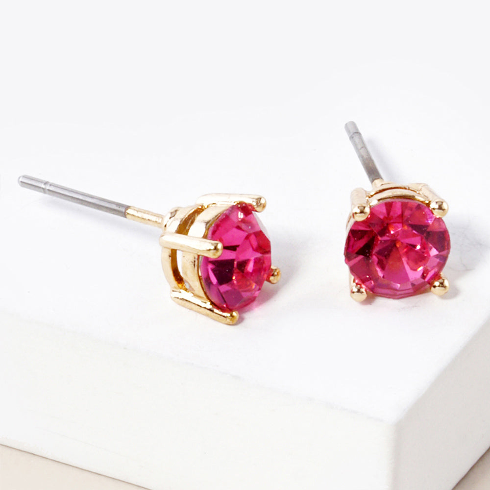 iLLASPARKZ October - Birthstone Stud Earrings