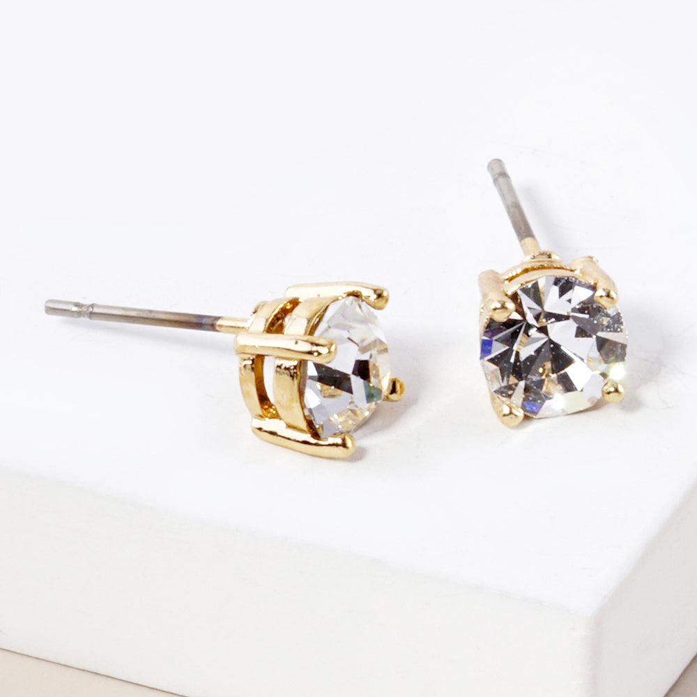 iLLASPARKZ April - Birthstone Stud Earrings