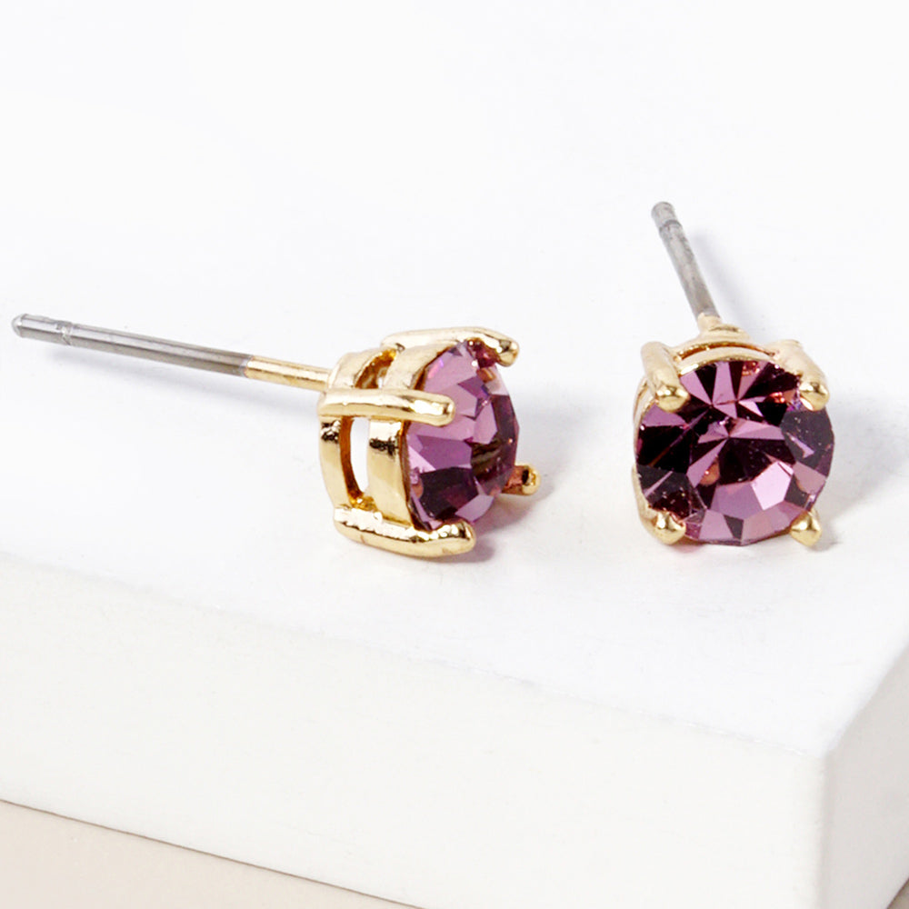 iLLASPARKZ June - Birthstone Stud Earrings