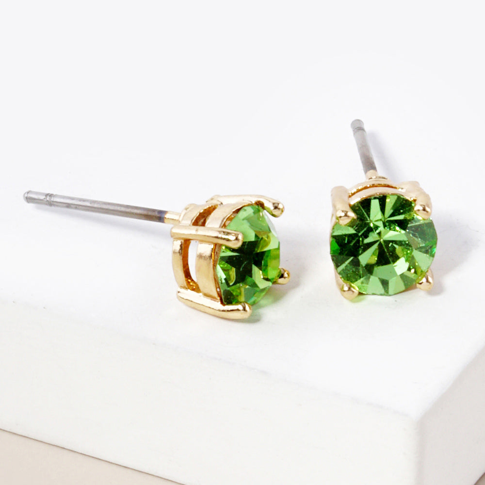 iLLASPARKZ August - Birthstone Stud Earrings