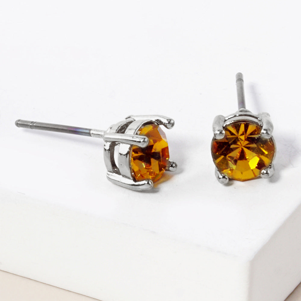 iLLASPARKZ November - Birthstone Stud Earrings