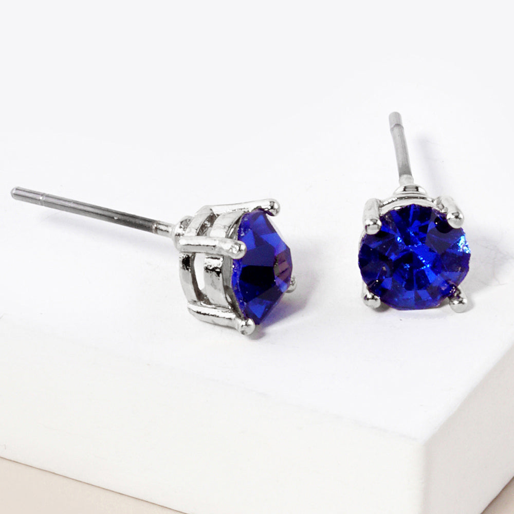 iLLASPARKZ September - Birthstone Stud Earrings