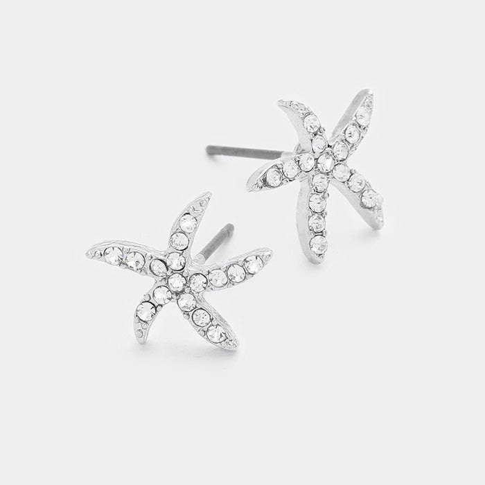 iLLASPARKZ Starfish Stud Earrings