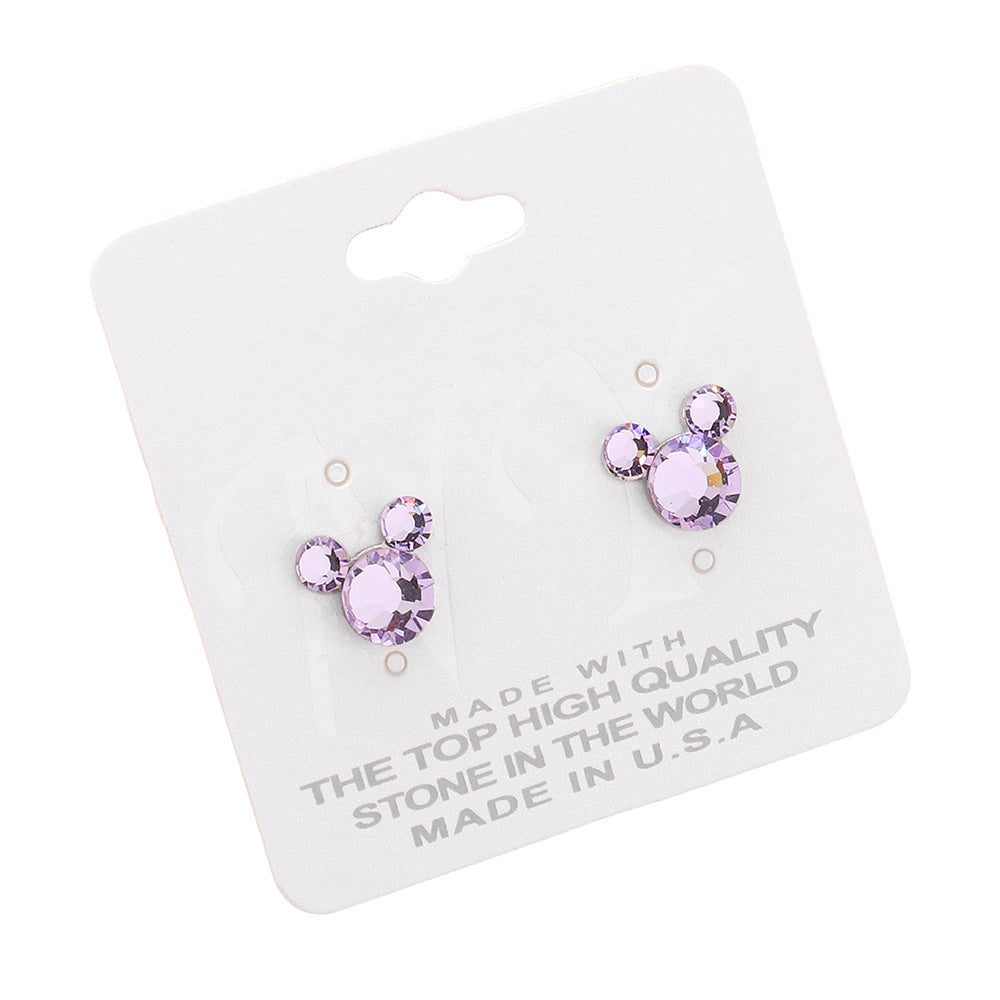 iLLASPARKZ Mouse Character Stud Earrings