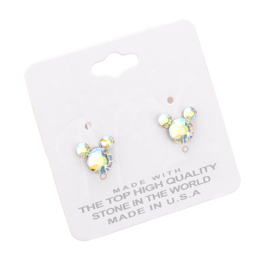 iLLASPARKZ Mouse Character Stud Earrings