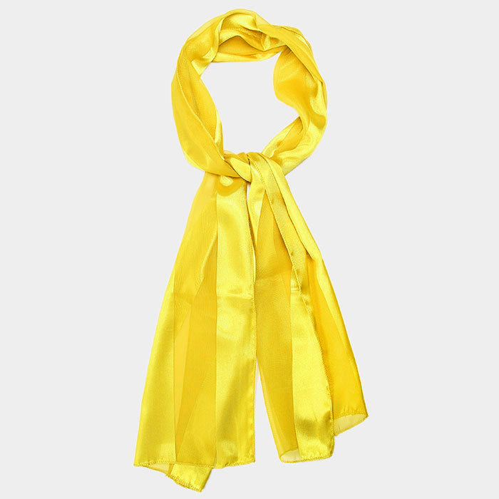 iLLASPARKZ Satin Striped Print Scarf
