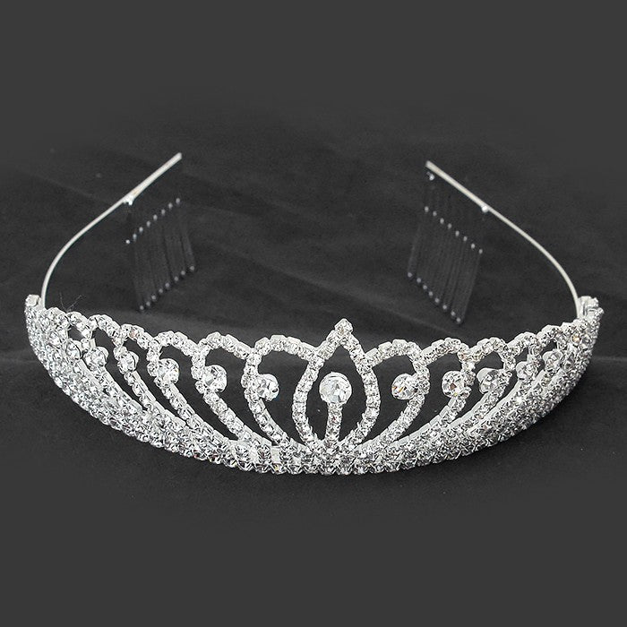 iLLASPARKZ Crystal Rhinestone Tiara