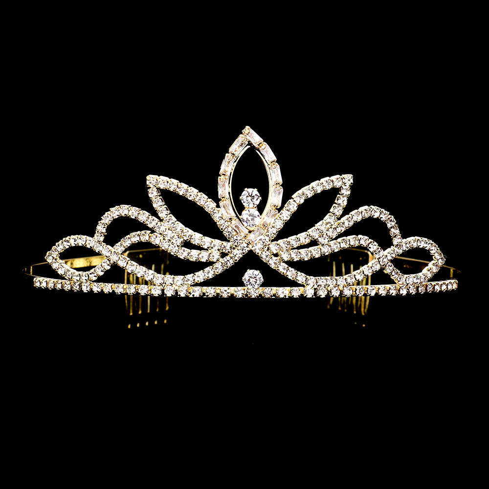 iLLASPARKZ Rhinestone Princess Tiara