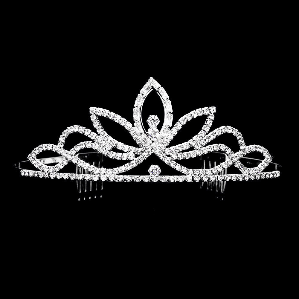 iLLASPARKZ Rhinestone Princess Tiara